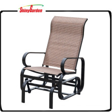 Single One Person Steel Swing Rocking Glider chair